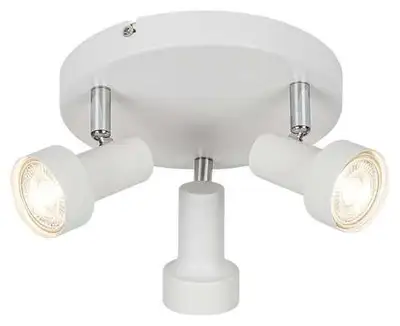RABALUX Konrad,spot, GU10 3x50W,belo