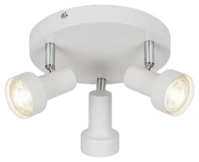 RABALUX Konrad,spot, GU10 3x50W,belo