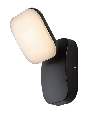 RABALUX Odiel, LED spoljna zidna, aluminium crna, 12W, 800lm (bez dif. 1400lm), 3000K