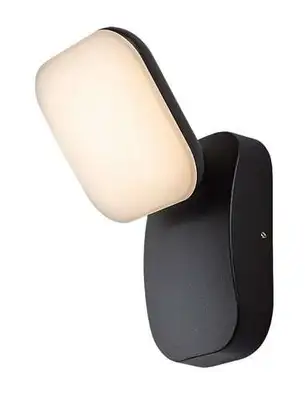 RABALUX Odiel, LED spoljna zidna, aluminium crna, 12W, 800lm (bez dif. 1400lm), 3000K