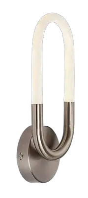 RABALUX Irelia, LED zidna lampa 9W, 650lm, 4000K, 14x35cm, satin hrom metal, IP20