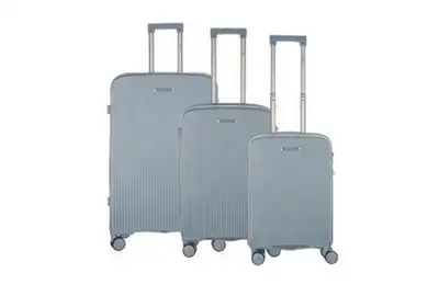 ENOVA TOKYO Set kofera 3 / 1 sa 4 tockica arctic blue