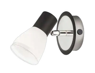 RABALUX Ati spot E14 1x max15W crno / hrom