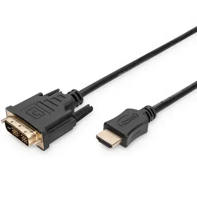 DIGITUS Kabl HDMI na A-DVI(18+1) FHD 2m crni