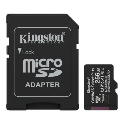 KINGSTON MicroSD 256GB Kingston SelectPlus gen 3