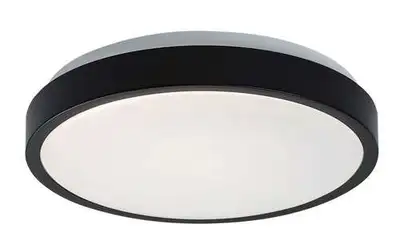 RABALUX Samira plafonjera 18W crna okrugla