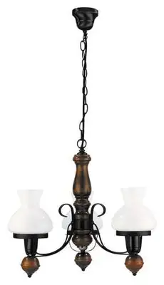 RABALUX Petronel  luster E27, 3x60W crno