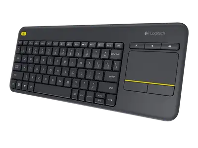 LOGITECH K400 PLUS Wireless Touchpad US Black 920-007145