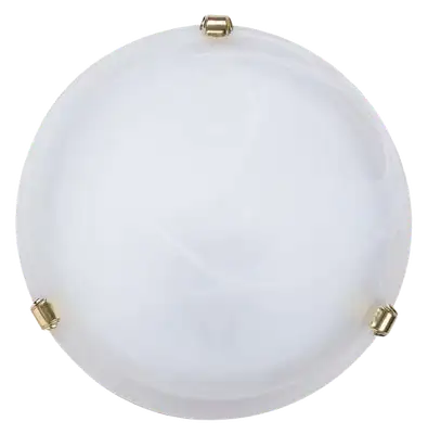 RABALUX Alabastro plafonjeraD30 E27 60Wbelo / zlato