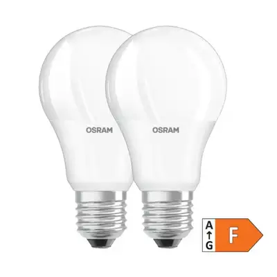 OSRAM  LED  60w 2700k toplo bela E27 dvopak
