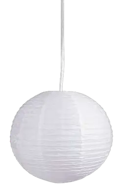 RABALUX Rice papirna Visilica D40 belo