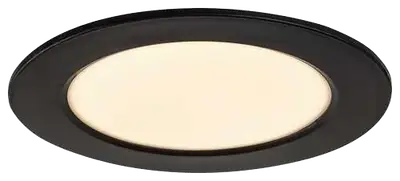 RABALUX Shaun2 plafonjera 6W 3000K crna okrugla