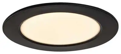 RABALUX Shaun2 plafonjera 6W 3000K crna okrugla