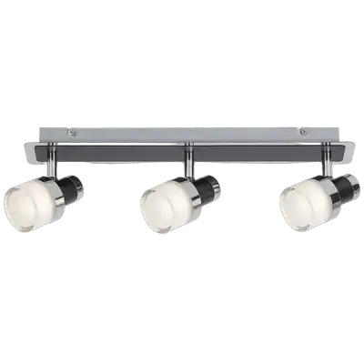 RABALUX Harold,kupatilska,LED15W,IP44,chrom/crna/opal