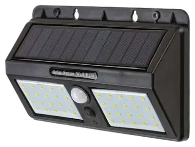RABALUX Ostrava, spoljna,LED 2,4W, crno sa senzorom