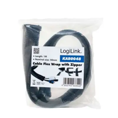 LOGILINK Zastita za kabl 1m (Crna) N
