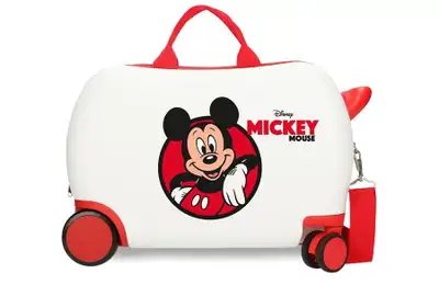 DISNEY MICKEY RED deciji kofer na tockicima