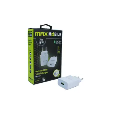 MAX MOBILE Q.C 3.0 QUICK CHARGE USB TR207 3A beli