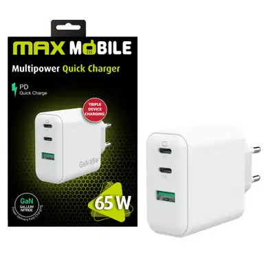 MAX MOBILE 3UTR2076-QP, SFC GaN 65W