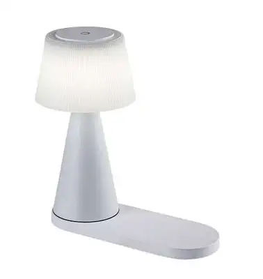 RABALUX Zavier,stona punjiva bela, wireless punjac za mobilni, dimabilna, LED, 3000-5000K, 26cm, (trajanje baterije 6h)