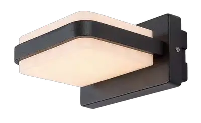 RABALUX Gendt, LED spoljna zidna, aluminium crna, 12W, 800lm (bez dif. 1300lm), 3000K