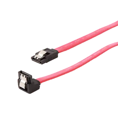 GEMBIRD CC-SATAM-DATA90  Metal clips, Serial ATA data kabl flat 0,5m 90 degree bent connector A