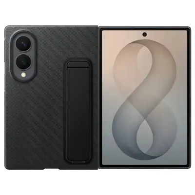 SAMSUNG Galaxy Z Fold8 Carbon Standing Case Black EF-KF971SBEGWW