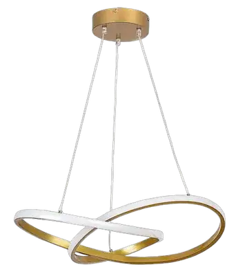 RABALUX Castiel LED visilica zlatna 36W 3000K 56x35cm podesiva