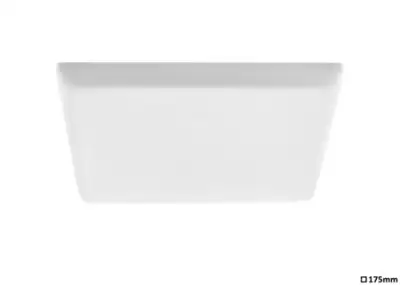 RABALUX Oleg, LED panel beli, 18W, 4000K, 18x18cm