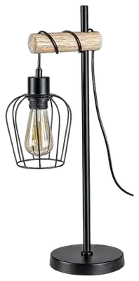 RABALUX Fabian, unutrašnja metal-drvena stona lampa, E27