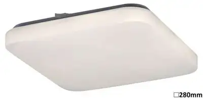 RABALUX Rob plafonjera  LED 20W 4000K, bela cetvrtasta 28x28cm