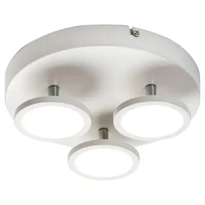 RABALUX Elsa ceiling LED 3x6W,matte white