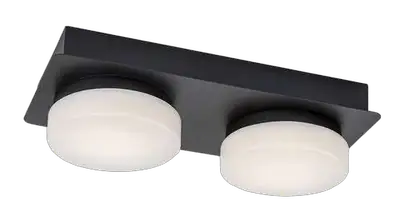 RABALUX Attichus mat crna 11W 1200lm-1430lm, 4000K IP44