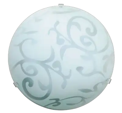 RABALUX Scroll plafonjera D25 E27 60W, belo