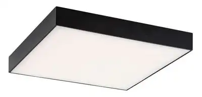 RABALUX Tartu,spoljna plafonska.,LED24W,crno,kvadratna