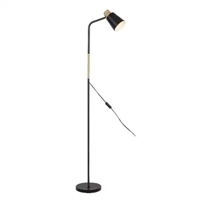 RABALUX Azim, crna metalna podna lampa, E27 1x40W, L40cm