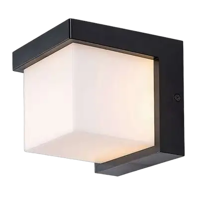 RABALUX Andelle, LED spoljna zidna, crna plastika, 10W, 500lm (bez dif. 1000lm), 3000K