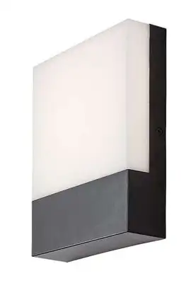 RABALUX Gimone, LED spoljna zidna, crna plastika, 10W, 570lm (bez.dif. 1000lm), 4000K