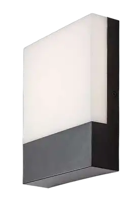 RABALUX Gimone, LED spoljna zidna, crna plastika, 10W, 570lm (bez.dif. 1000lm), 4000K