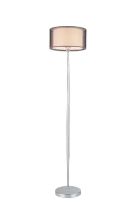 RABALUX Anastasia Podna lampa E27 max 60W hrom / braon