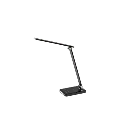 RABALUX Traze, stona crna sa wireless i USB punjacem za mobilni, LED 5W, 3000-65000K, dimabilna