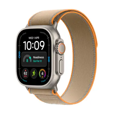 APPLE Watch Ultra 4 Cellular 49mm Natural Titanium Case with Sand Trail Loop - S/M mjaj4se/a