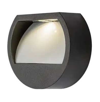 RABALUX Narmada spoljna solarna zidna lampa crna plasticna lampa sabelim lasticnim 0,5W 13lm 4000K