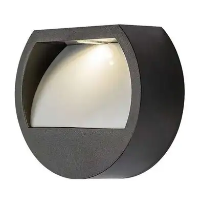 RABALUX Narmada spoljna solarna zidna lampa crna plasticna lampa sabelim lasticnim 0,5W 13lm 4000K
