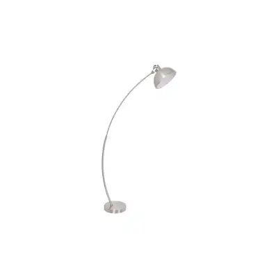 RABALUX Otto, floorlamp, satin chrome,  E27, footswitch H1580mm