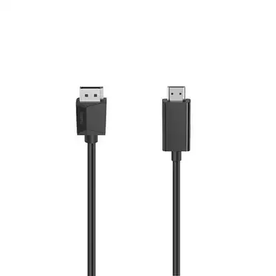 HAMA Kabl DisplayPort na HDMI™ muski, Ultra-HD 4K, 1.5m