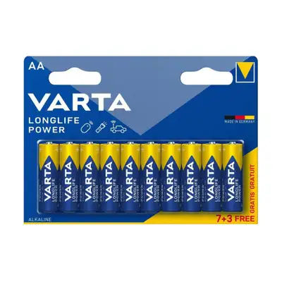 VARTA Longlife Power alkalna baterija LR6 7+3
