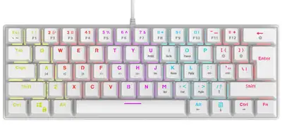 RAMPAGE PLOWER K60 WHITE BLUE SWITCH