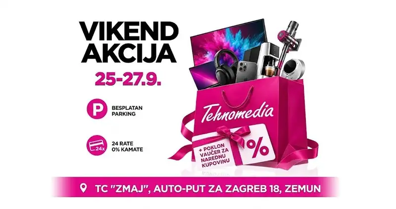 Vikend ponuda u Tehnomediji u TC Zmaj u Zemunu