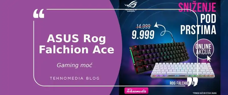 ASUS ROG Falchion Ace – gejming tastatura koja menja pravila